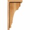 Ekena Millwork Pescadero Rough Sawn Corbel w/Backplate, Western Red Cedar, 8"W x 8"D x 16"H COR08X08X16PEC01RWR - alternate 3